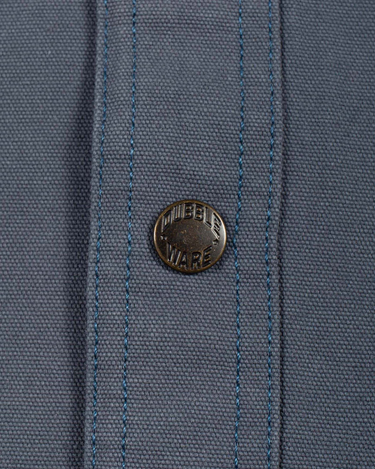 Dubbleware Lined Snap Overshirt - Indigo Canvas