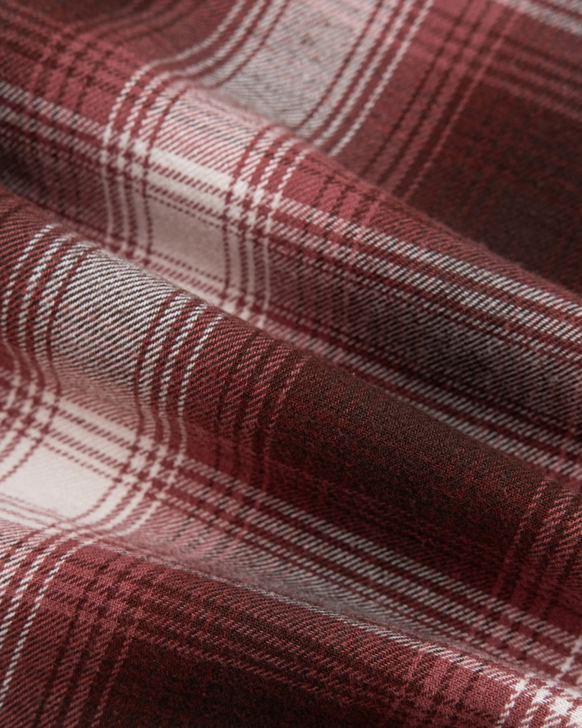 Dubbleware Heritage Check Workshirt - Brown / Maroon Plaid | Dubbleware Shirts | JEANSTORE