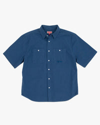 Dubbleware S/S Workshirt - Denim Stripe