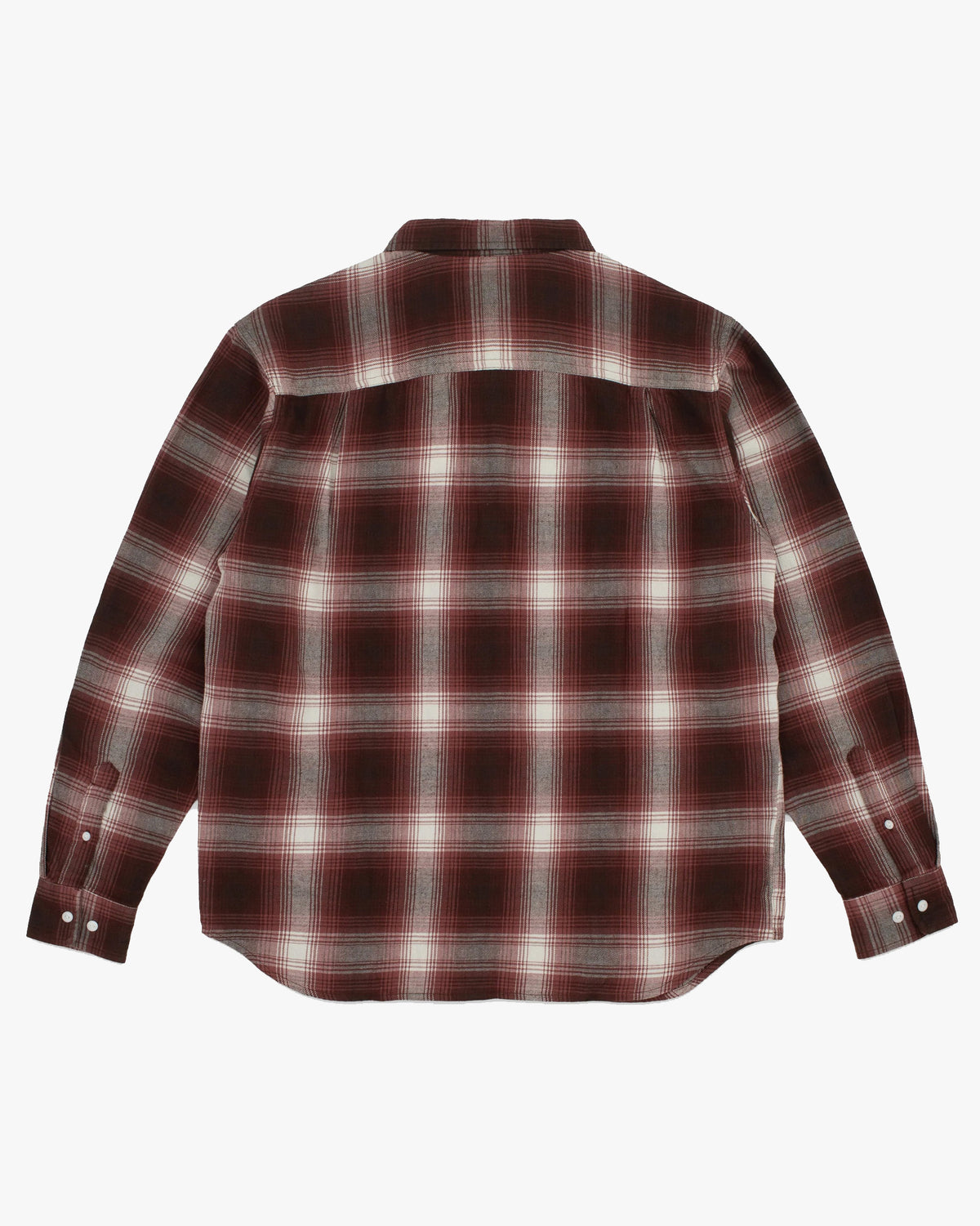 Dubbleware Heritage Check Workshirt - Brown / Maroon Plaid | Dubbleware Shirts | JEANSTORE