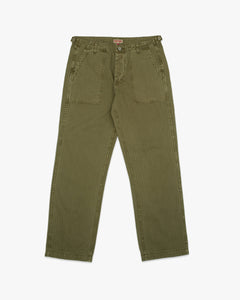 Dubbleware Herringbone Fatigue Pant - Olive