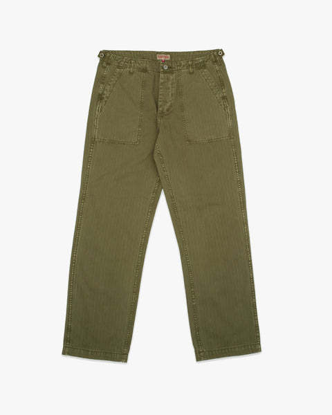 Dubbleware Herringbone Fatigue Pant - Olive