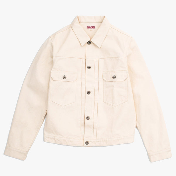 Dubbleware Type II Selvedge Denim Jacket - Ecru | Dubbleware Jackets & Coats | JEANSTORE