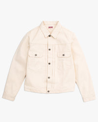 Dubbleware Type II Selvedge Denim Jacket - Ecru | Dubbleware Jackets & Coats | JEANSTORE