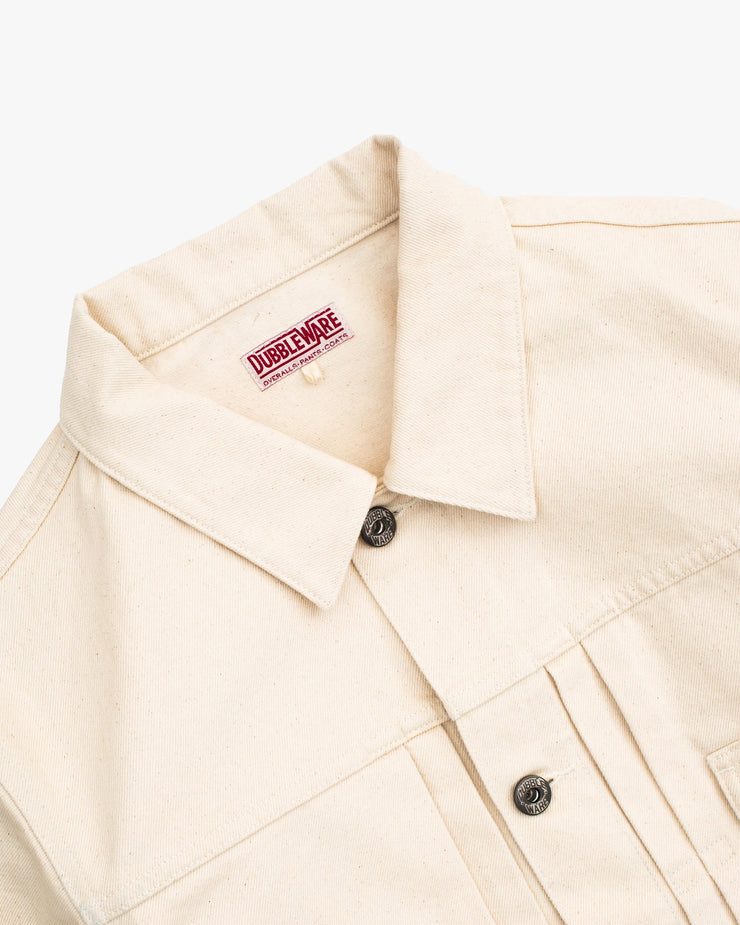 Dubbleware Type II Selvedge Denim Jacket - Ecru