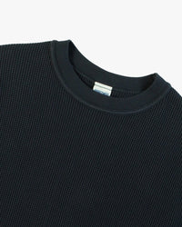 Dubbleware Heavy Waffle Sweatshirt - Dark Navy