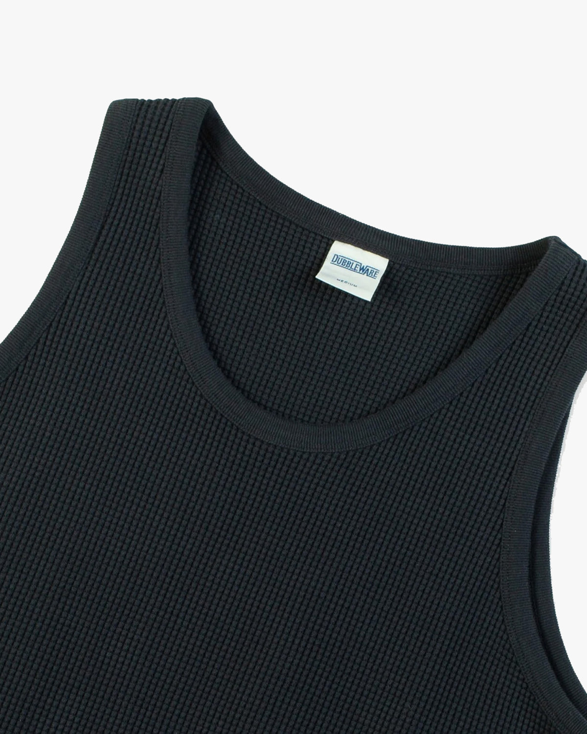 Dubbleware Heavy Waffle Tank Top - Dark Navy | Dubbleware T Shirts | JEANSTORE