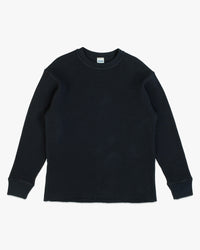 Dubbleware Heavy Waffle Sweatshirt - Dark Navy