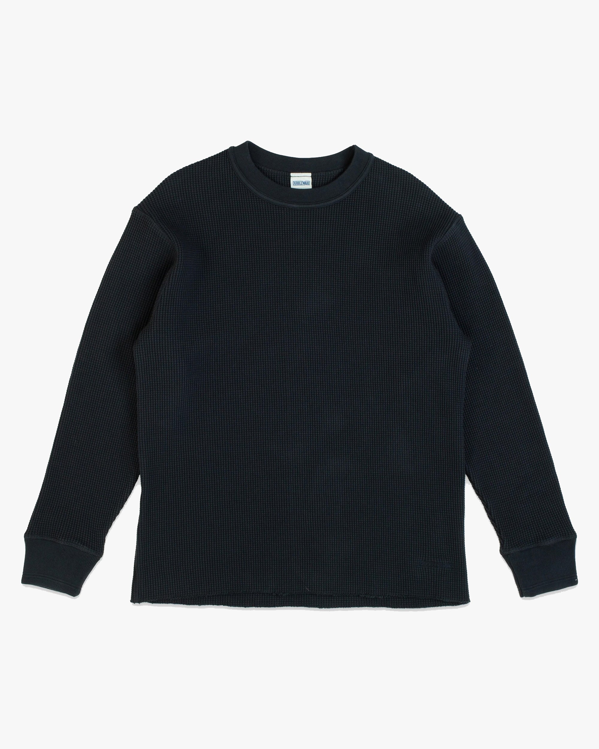 Dubbleware Heavy Waffle Sweatshirt - Dark Navy