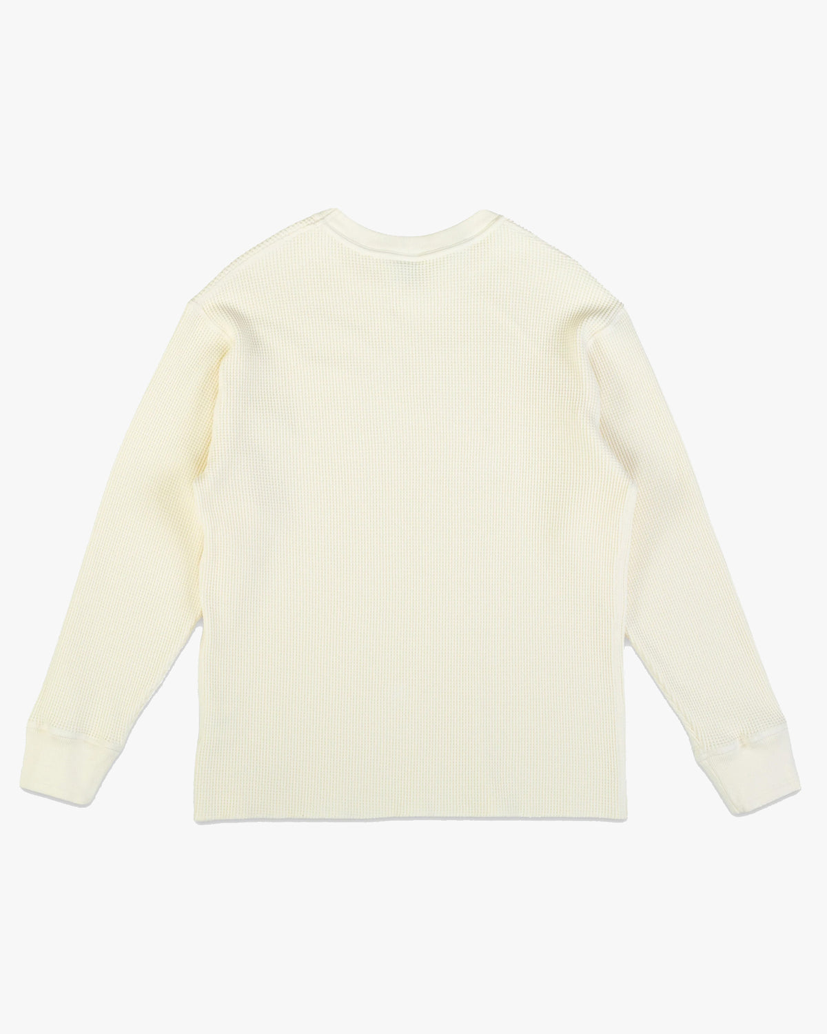 Dubbleware Heavy Waffle Sweatshirt - Marshmallow