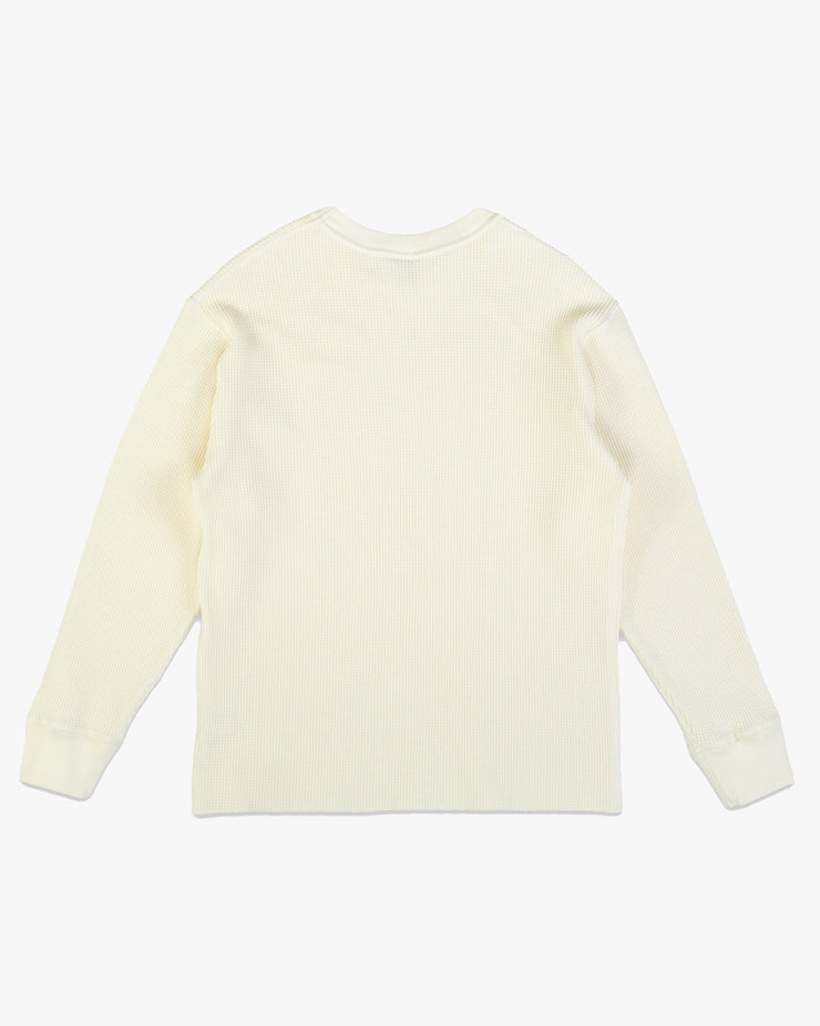 Dubbleware Heavy Waffle Sweatshirt - Marshmallow