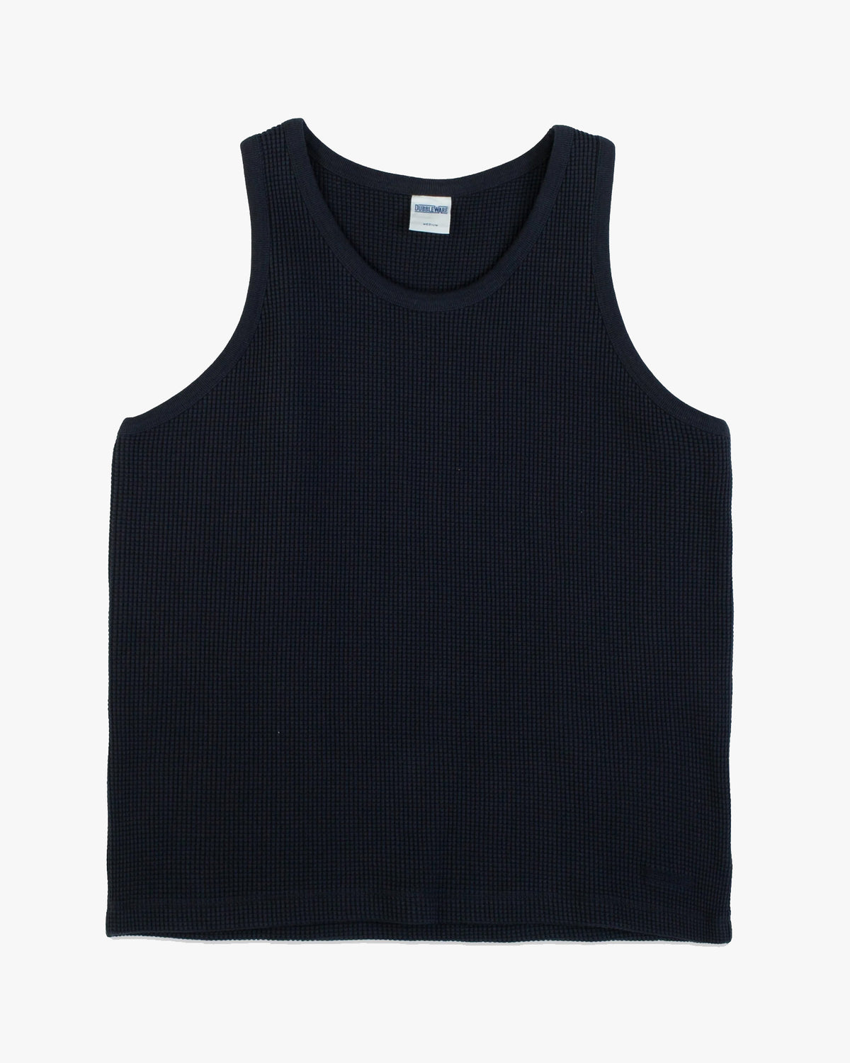 Dubbleware Heavy Waffle Tank Top - Dark Navy | Dubbleware T Shirts | JEANSTORE