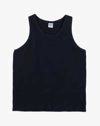 Dubbleware Heavy Waffle Tank Top - Dark Navy | Dubbleware T Shirts | JEANSTORE