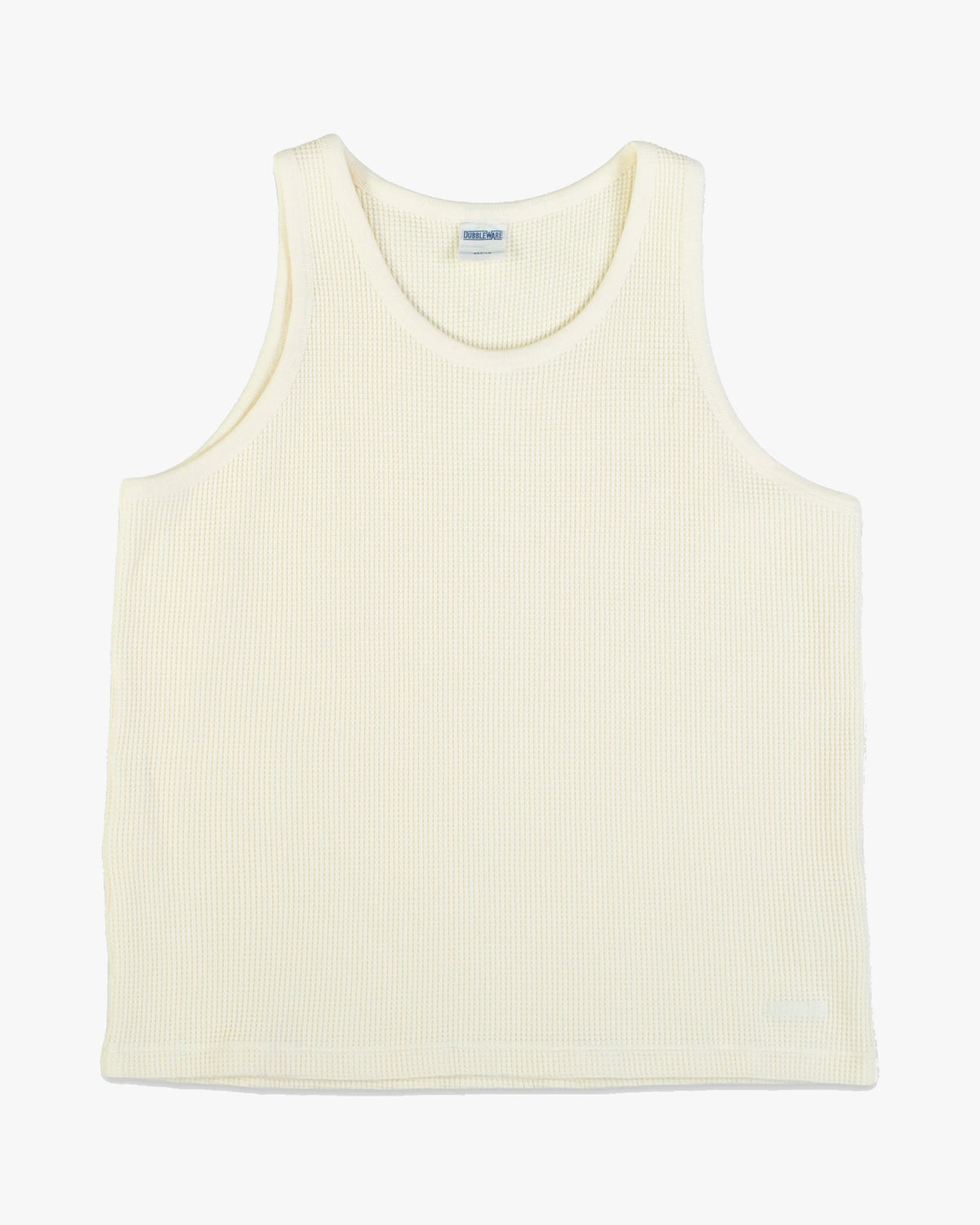 Dubbleware Heavy Waffle Tank Top - Marshmallow | Dubbleware T Shirts | JEANSTORE