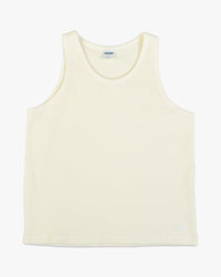 Dubbleware Heavy Waffle Tank Top - Marshmallow | Dubbleware T Shirts | JEANSTORE