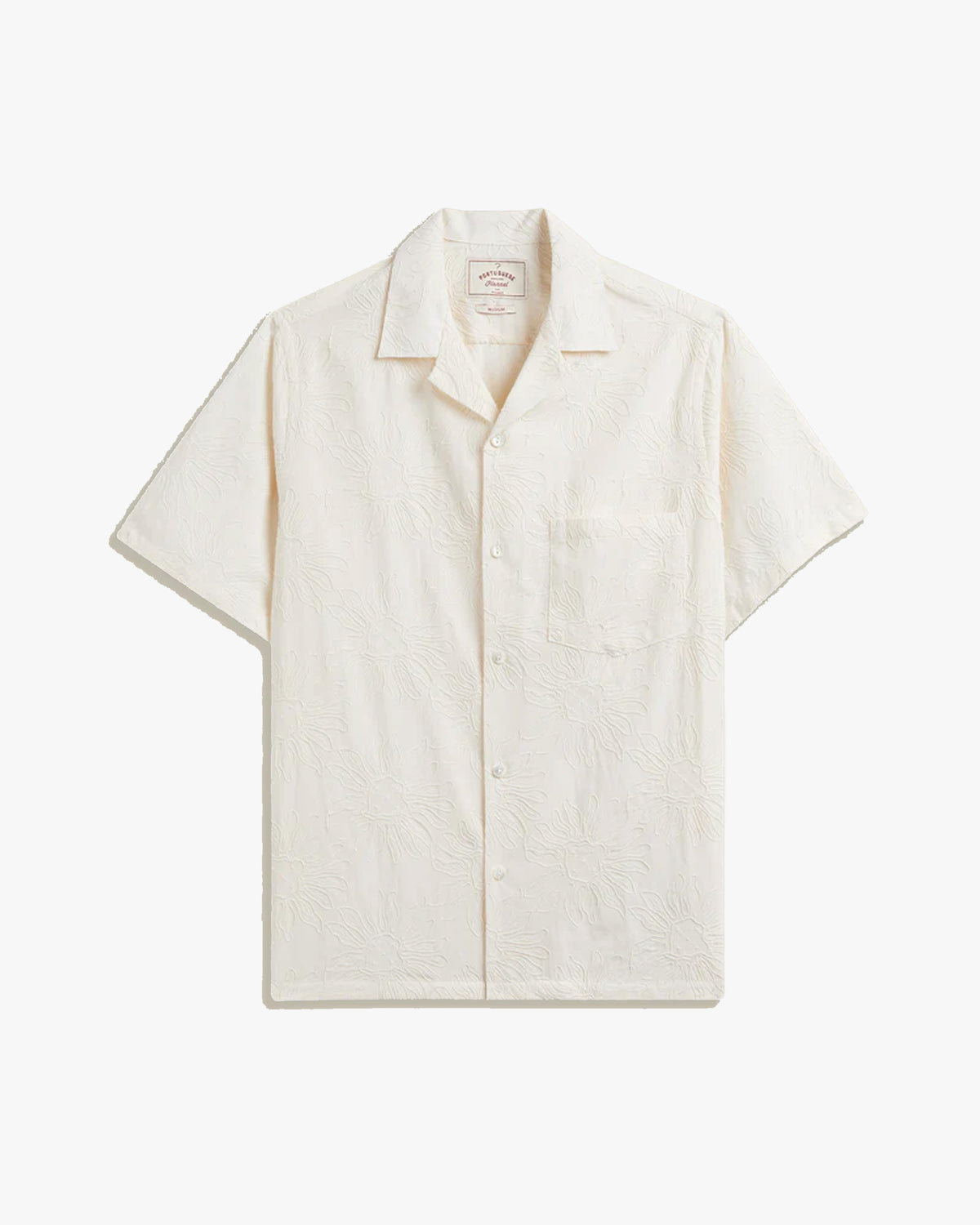 Portuguese Flannel Duke Shirt - Ecru