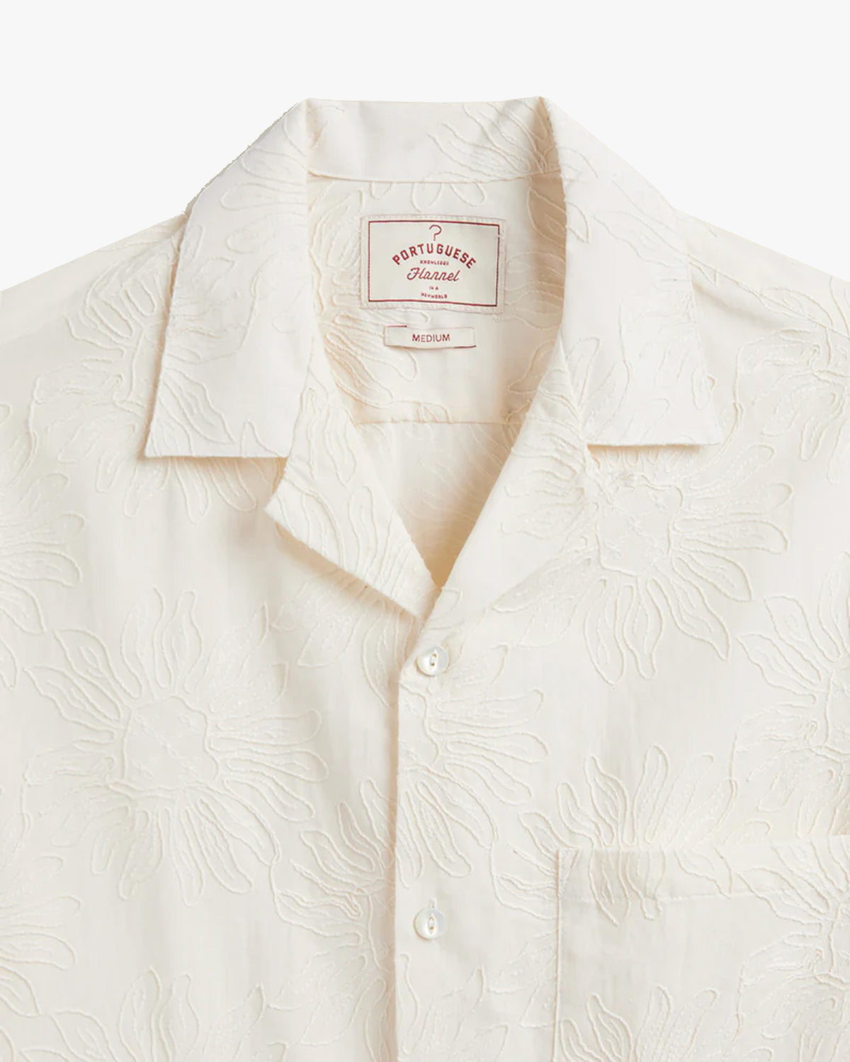 Portuguese Flannel Duke Shirt - Ecru