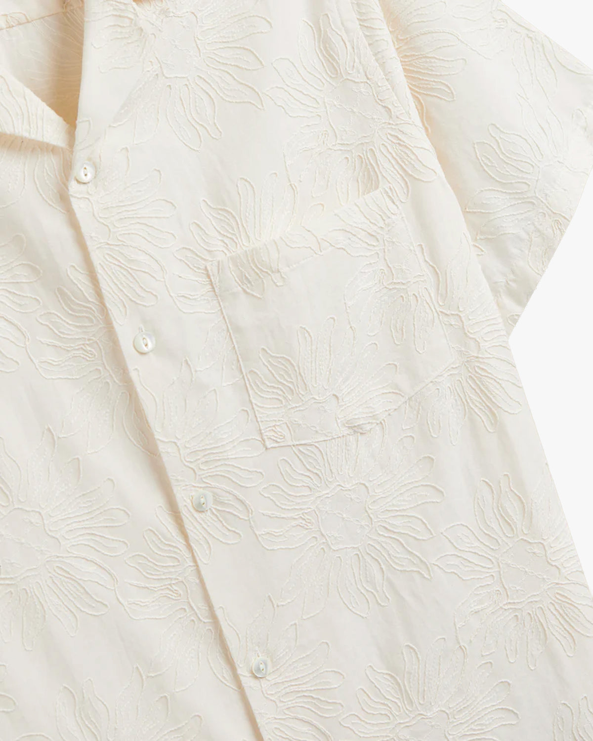 Portuguese Flannel Duke Shirt - Ecru