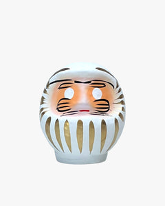 Japan Best Daimonya Daruma Wishing Doll 9cm - White / Love & Harmony