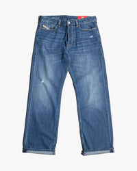 Diesel 1980 D-Eeper Relaxed Fit Mens Jeans - 0HDBE / Mid Blue
