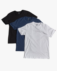 Diesel Randal 3-Pack Tees - White / Black / Navy