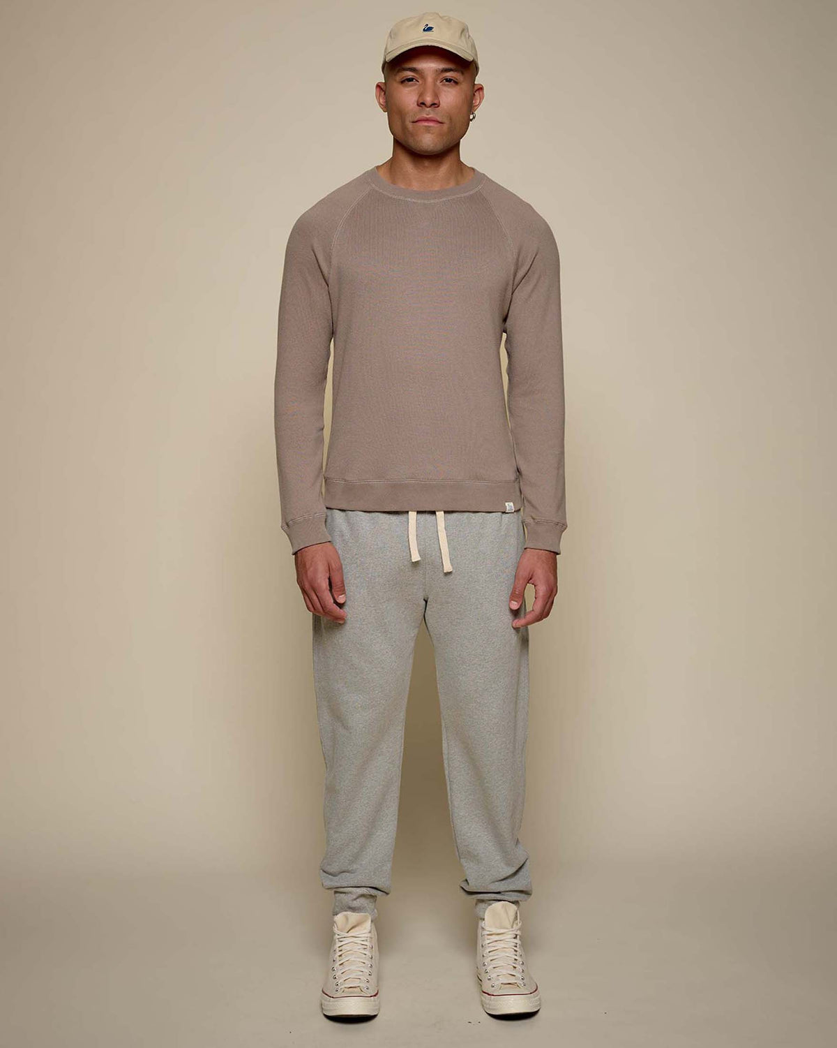 Merz b. Schwanen EASYCREW01 Relaxed Fit Sweatshirt - Faded Grain