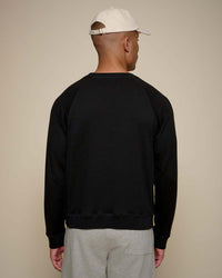 Merz b. Schwanen EASYCREW01 6.5oz Relaxed Fit Sweatshirt - Deep Black