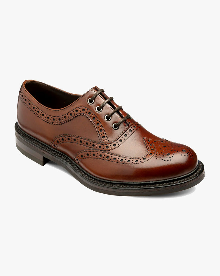 Loake 1880 Country Edward Brogue Oxford - Mahogany | Loake Shoemakers Shoes | JEANSTORE