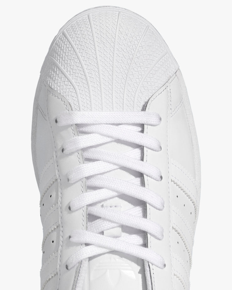 Adidas all white superstars online