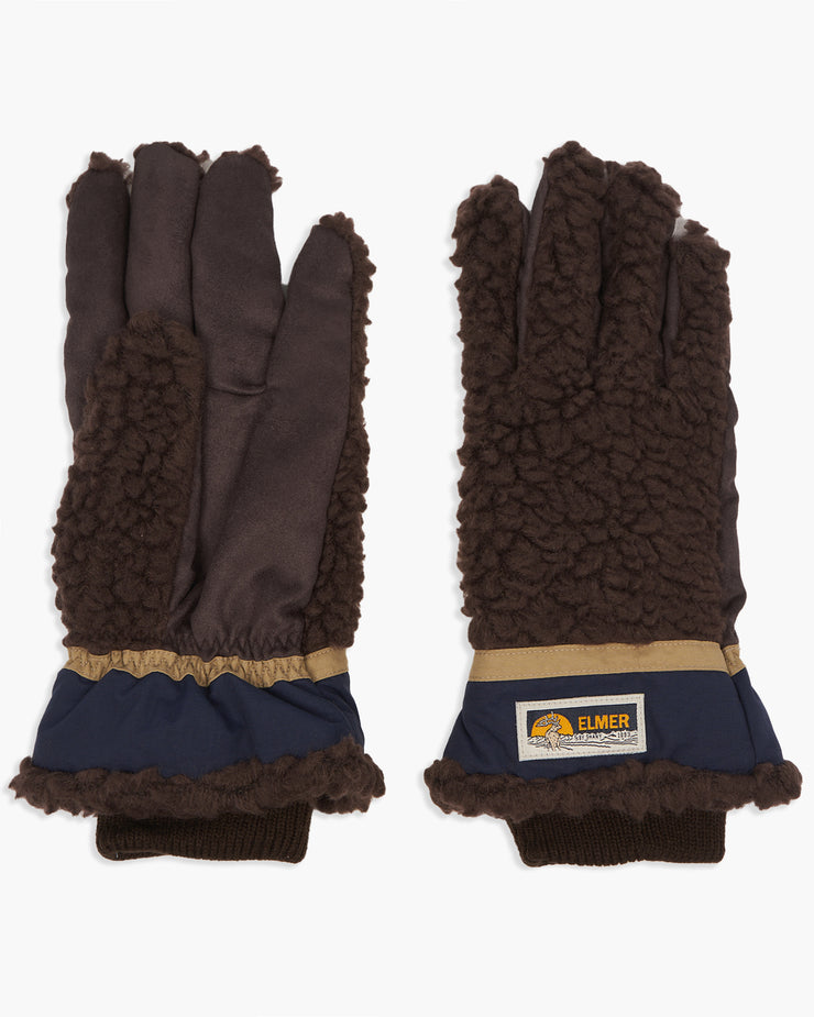 Elmer Teddy 5-Finger Gloves - Brown
