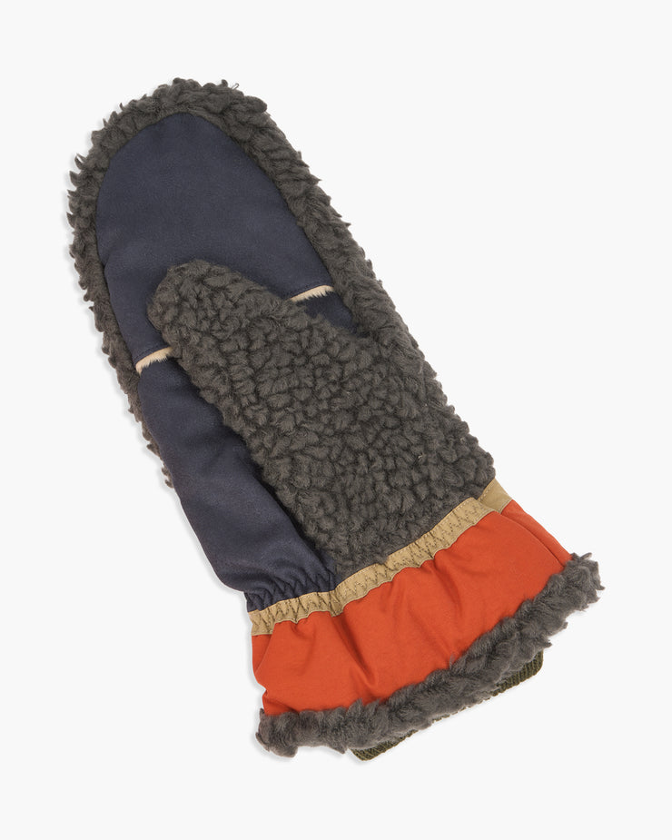 Elmer Teddy Mitten Gloves - Khaki