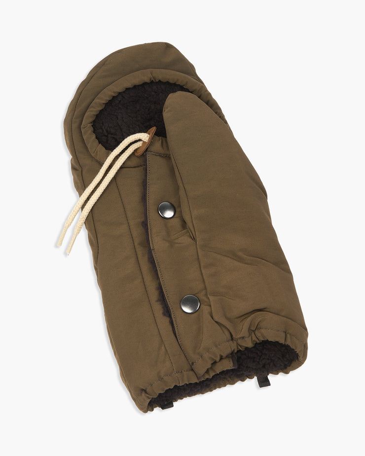 Elmer Cover Down Filled Mittens - Khaki