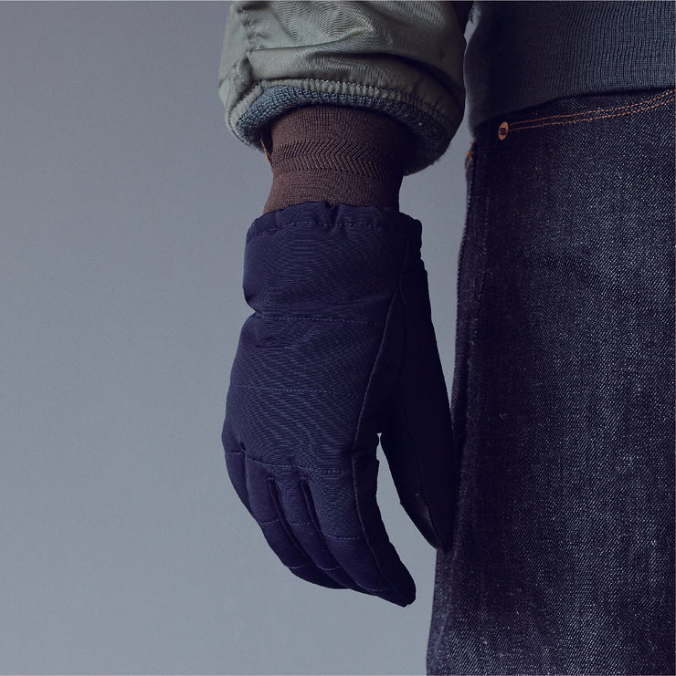 Elmer Joh Knitted Cuff Gloves - Navy | Elmer Gloves Gloves | JEANSTORE