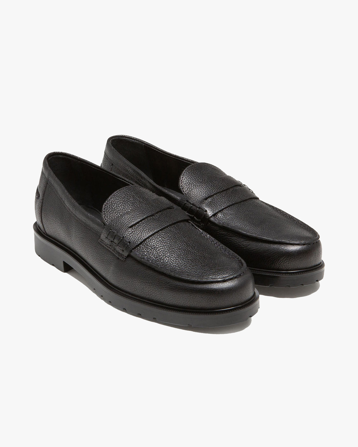 Kleman Escale G VGT Leather Loafers - Noir