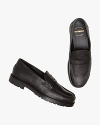 Kleman Escale G VGT Leather Loafers - Noir