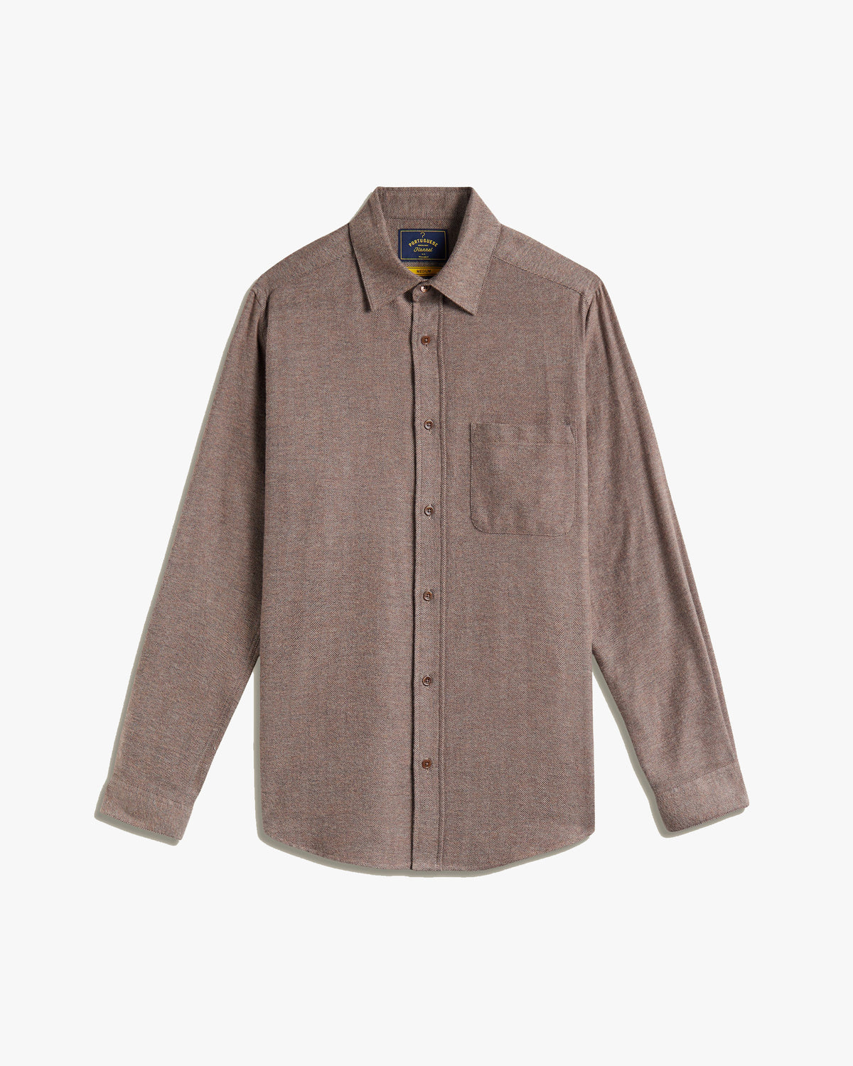 Portuguese Flannel Espiga Shirt - Brown