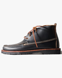 Easymoc Old Port Boots - Black Horween Chromexcel
