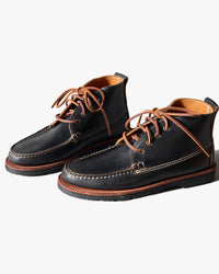 Easymoc Old Port Boots - Black Horween Chromexcel