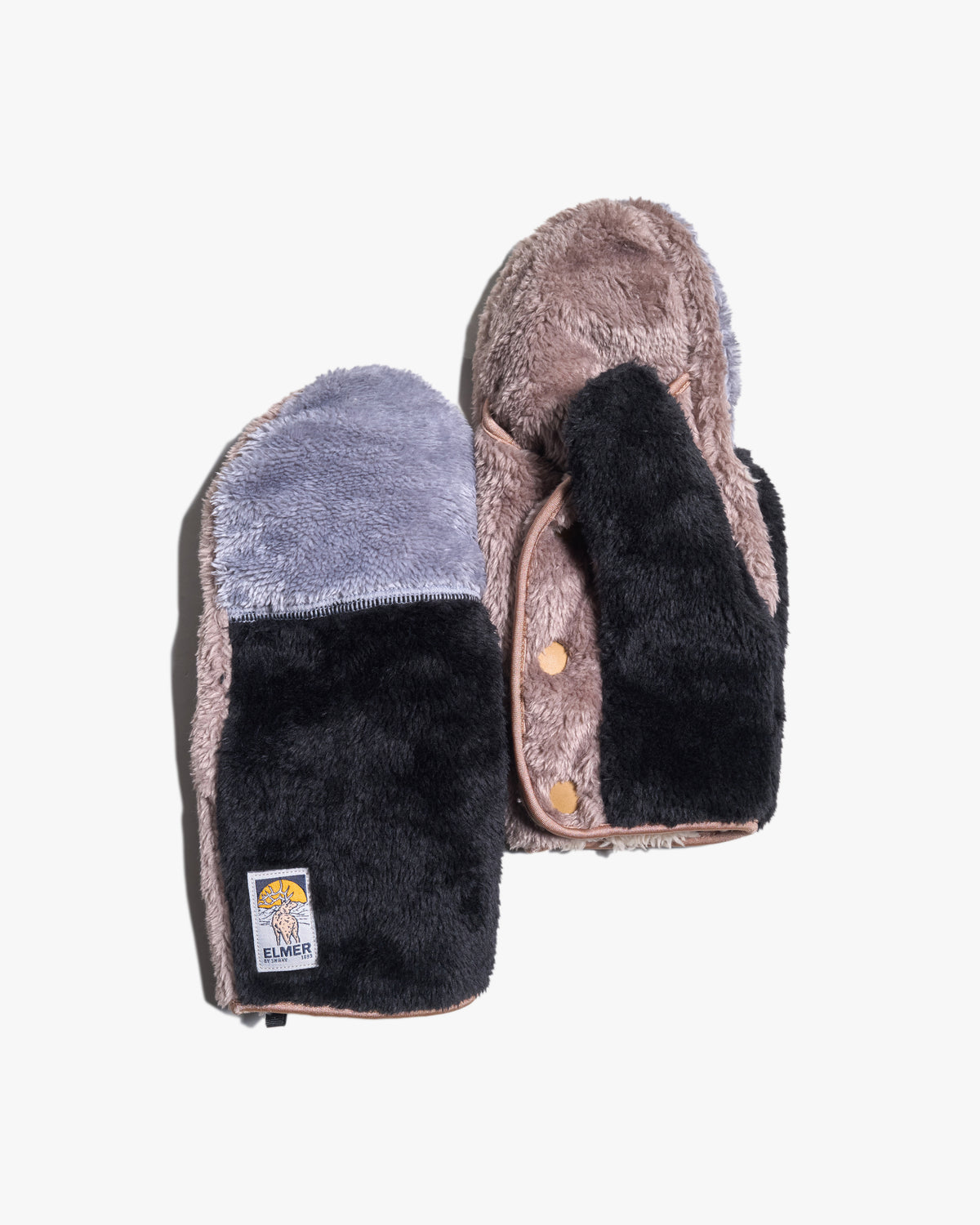 Elmer Cuddly Cub Mitten Gloves - Black