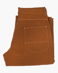 FOB Factory F0530 11oz Cotton Duck Relaxed Fit Work Pants - Brown | FOB Factory Chinos & Non-Denim Pants | JEANSTORE