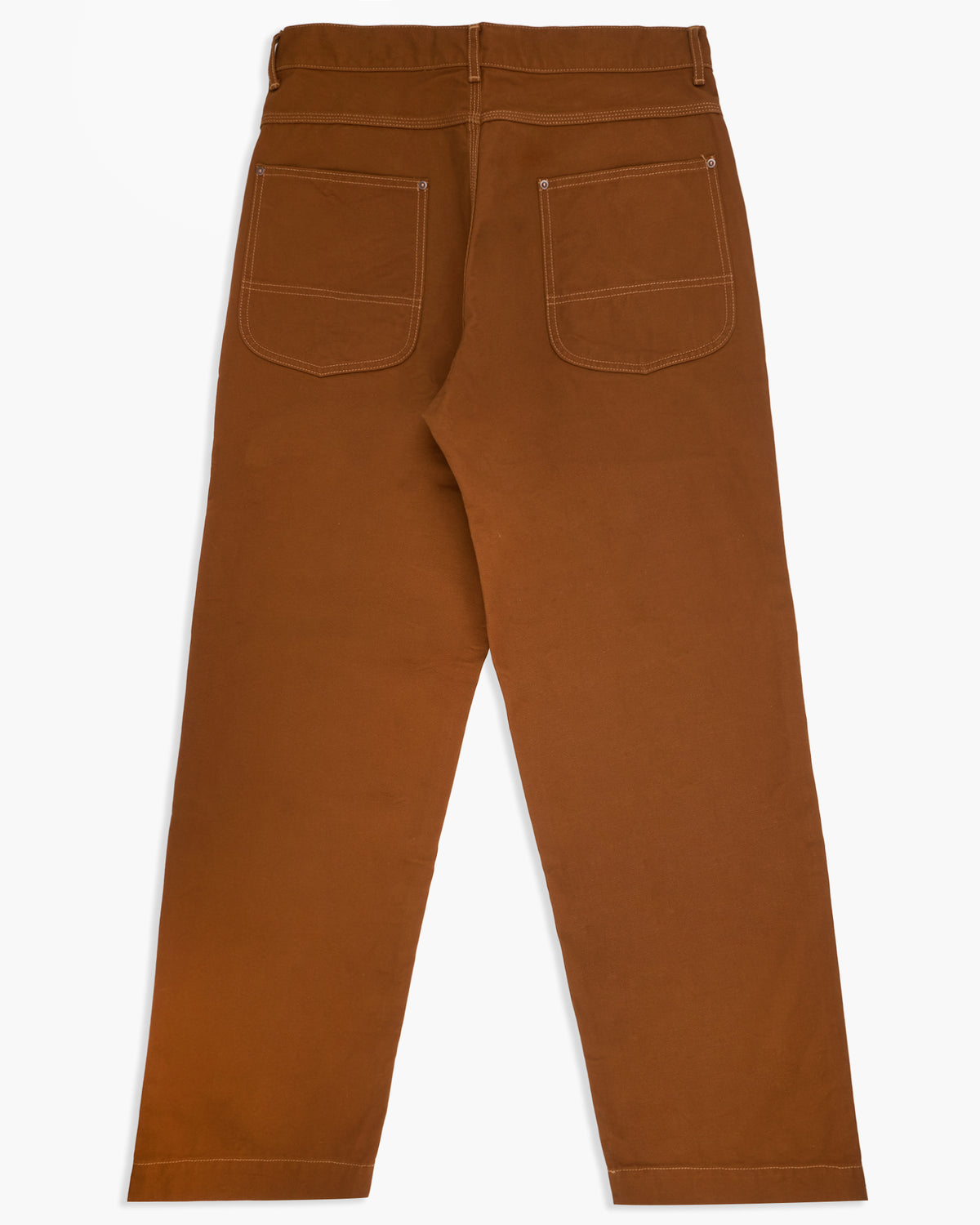 FOB Factory F0530 11oz Cotton Duck Relaxed Fit Work Pants - Brown | FOB Factory Chinos & Non-Denim Pants | JEANSTORE