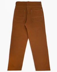 FOB Factory F0530 11oz Cotton Duck Relaxed Fit Work Pants - Brown | FOB Factory Chinos & Non-Denim Pants | JEANSTORE