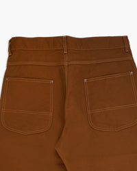 FOB Factory F0530 11oz Cotton Duck Relaxed Fit Work Pants - Brown | FOB Factory Chinos & Non-Denim Pants | JEANSTORE