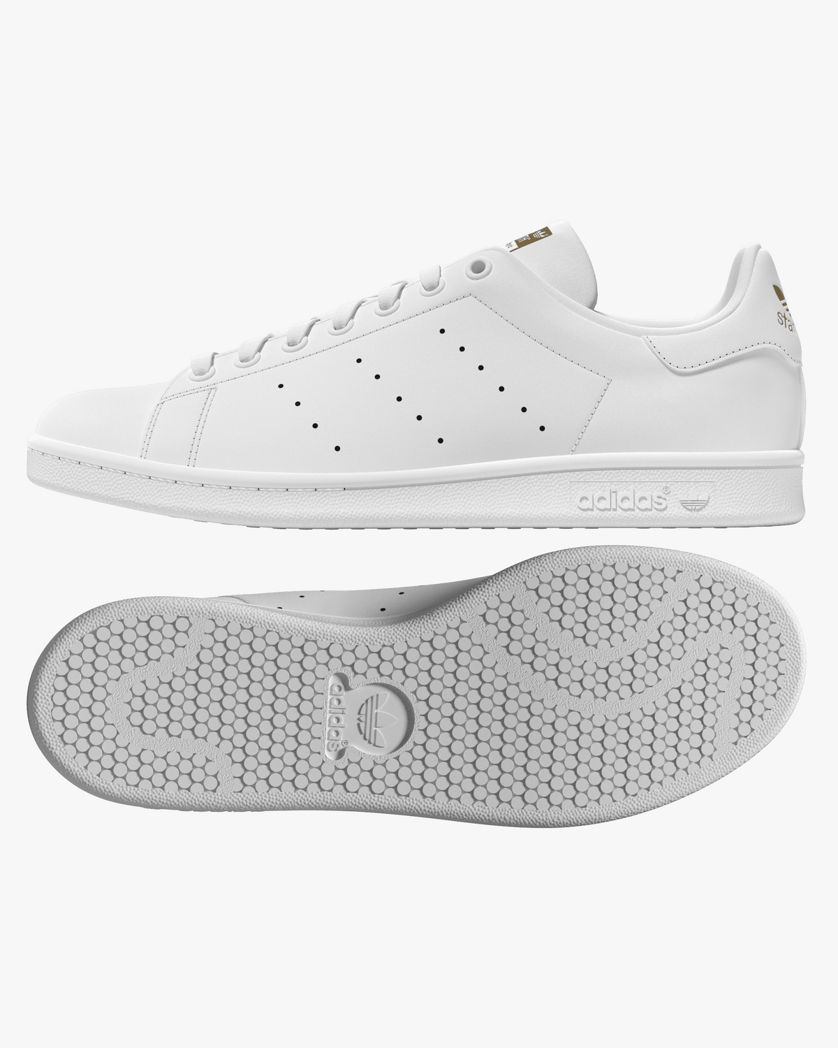 Adidas Stan Smith - Cloud White / Gold Metallic | Adidas Originals Trainers | JEANSTORE