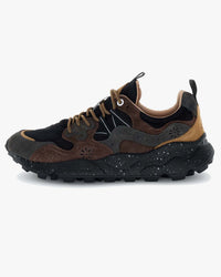 Flower Mountain Yamano 3 Suede & Nylon - Dark Grey / Black / Dark Brown