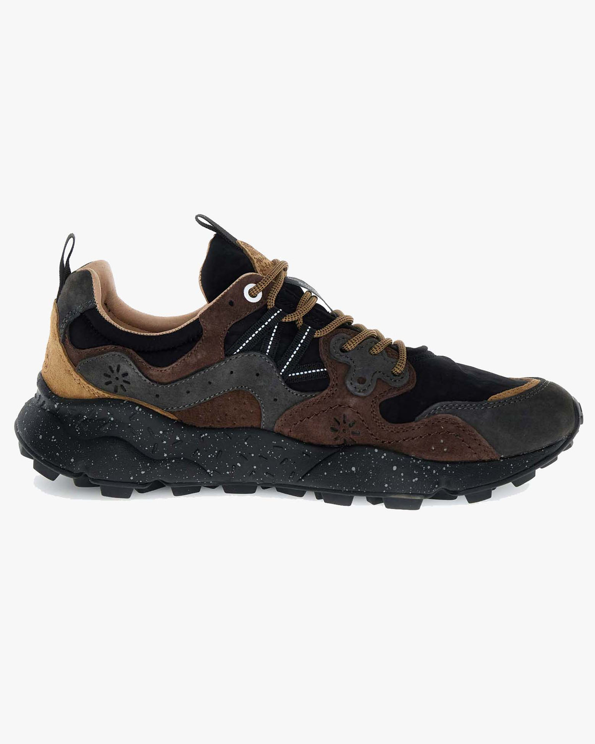 Flower Mountain Yamano 3 Suede & Nylon - Dark Grey / Black / Dark Brown
