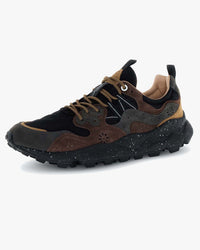Flower Mountain Yamano 3 Suede & Nylon - Dark Grey / Black / Dark Brown