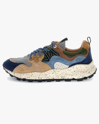 Flower Mountain Yamano 3 Suede & Nylon - Navy / Light Brown / Grey