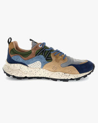 Flower Mountain Yamano 3 Suede & Nylon - Navy / Light Brown / Grey