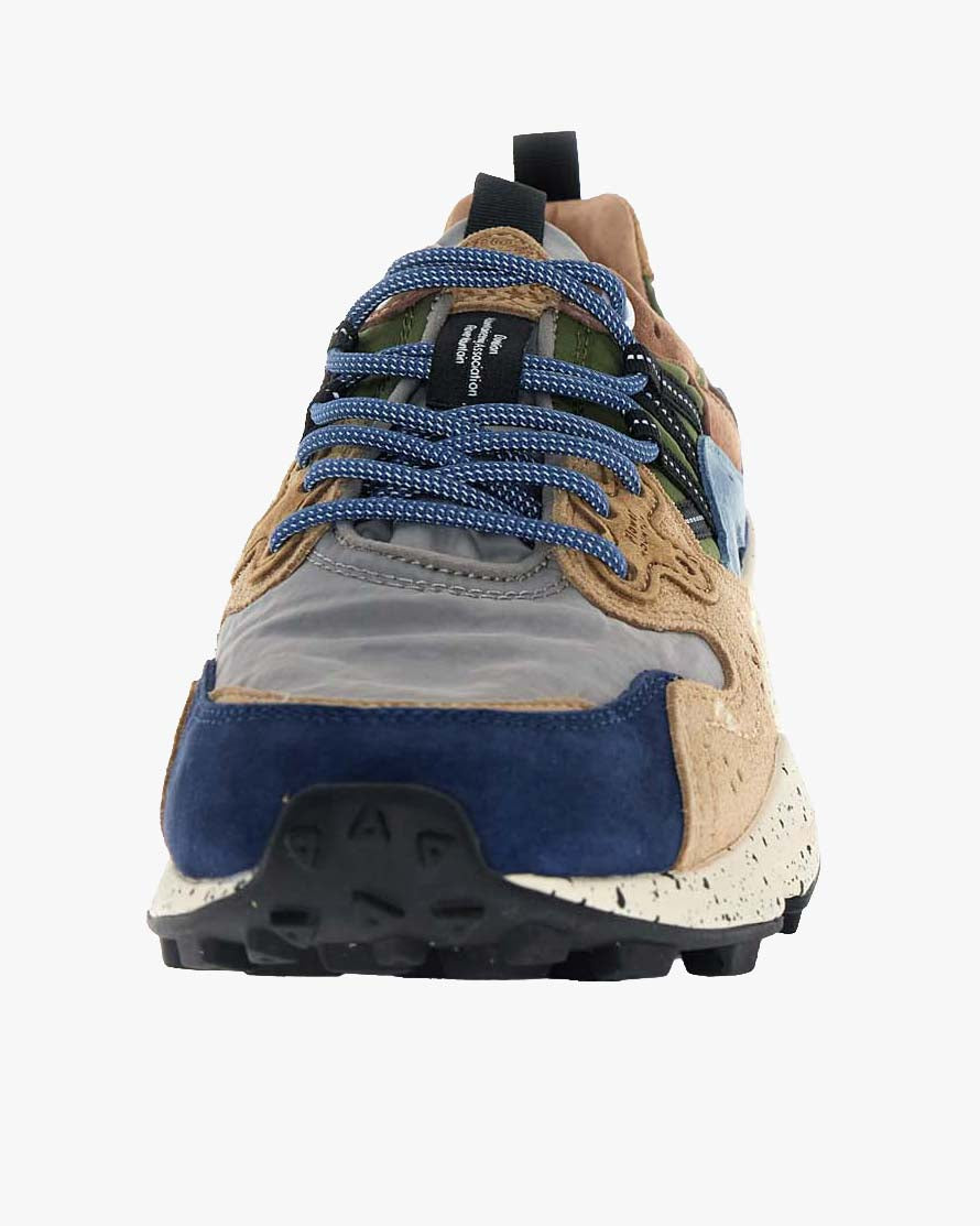 Flower Mountain Yamano 3 Suede & Nylon - Navy / Light Brown / Grey